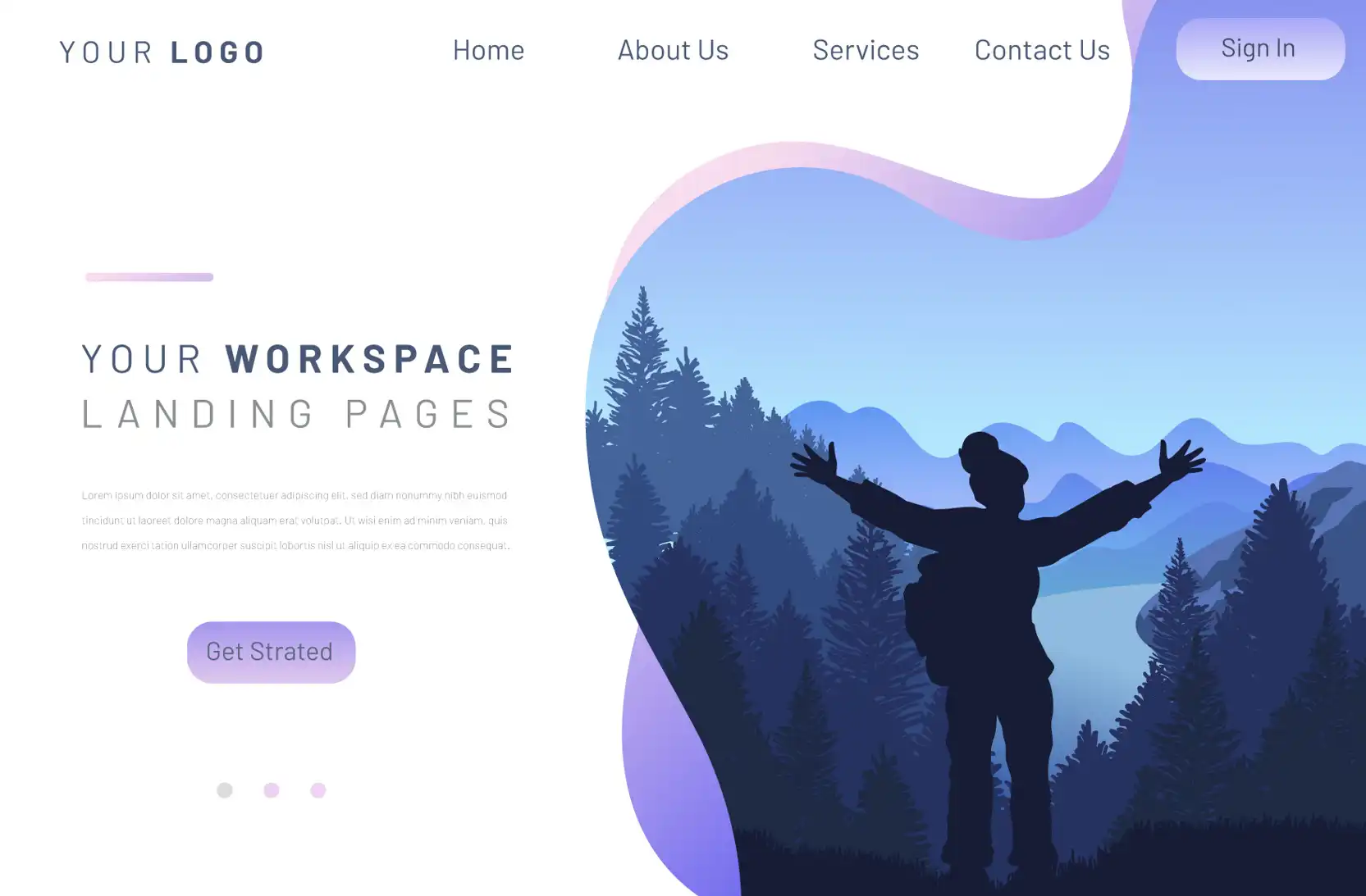 Landing page